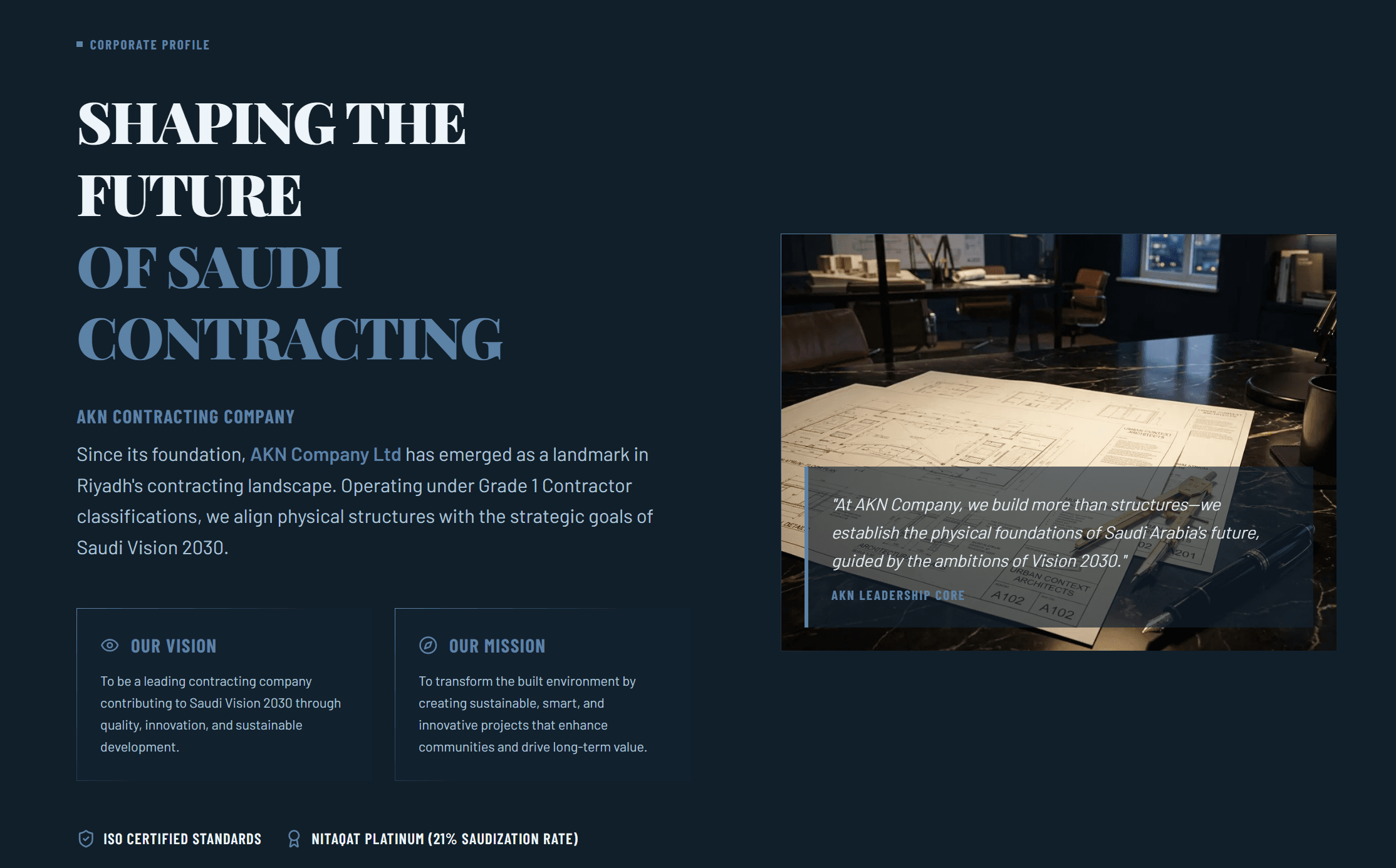 AKN Company — corporate homepage